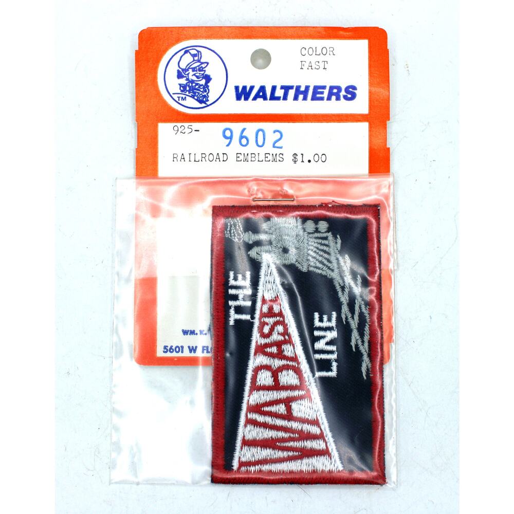 NOS Walthers The Wabash Line Railroad Patch
